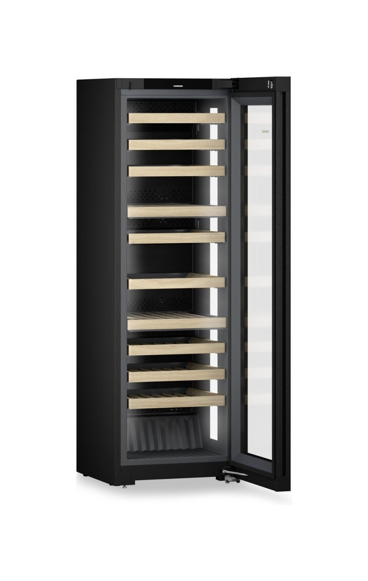 Liebherr WPgbi5273 Vinidor Cantina vino a libera installazione cm. 60 h. 185 - 104 bottiglie - blacksteel