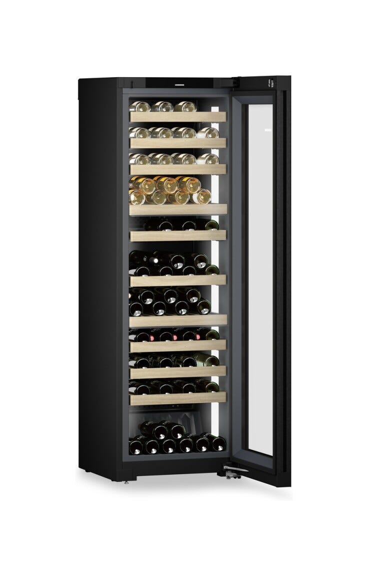 Liebherr WPgbi5273 Vinidor Cantina vino a libera installazione cm. 60 h. 185 - 104 bottiglie - blacksteel