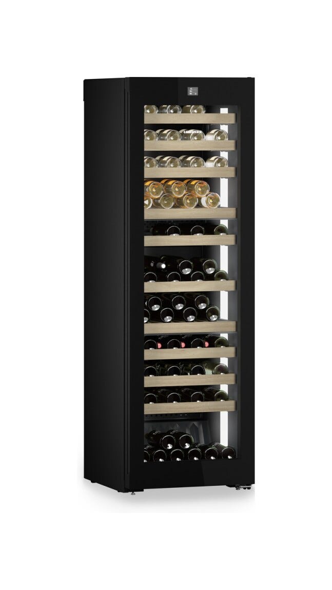 Liebherr WPgbi5273 Vinidor Cantina vino a libera installazione cm. 60 h. 185 - 104 bottiglie - blacksteel