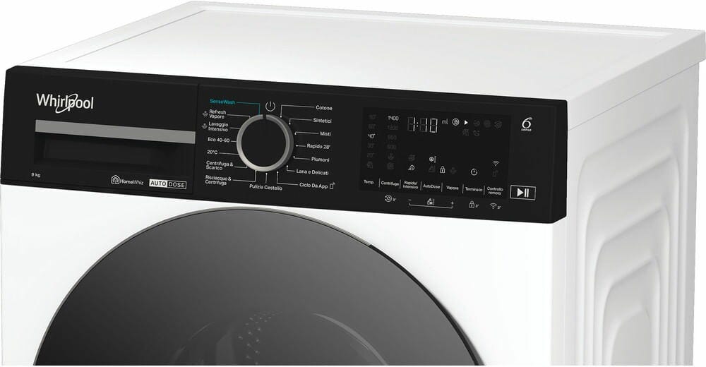 Whirlpool WPM 911W ADS IT Lavatrice cm. 60 - capacità 9 kg - bianco