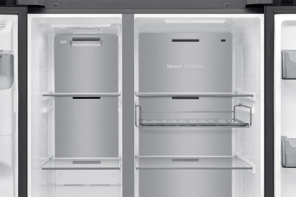 Samsung RS90F64EDFEF Ai Home Frigorifero con congelatore side by side cm. 91 h. 178 - lt. 621 - antracite