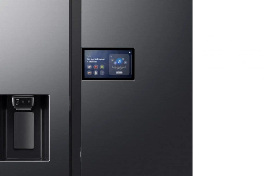 Samsung RS90F64EDFEF Ai Home Frigorifero con congelatore side by side cm. 91 h. 178 - lt. 621 - antracite