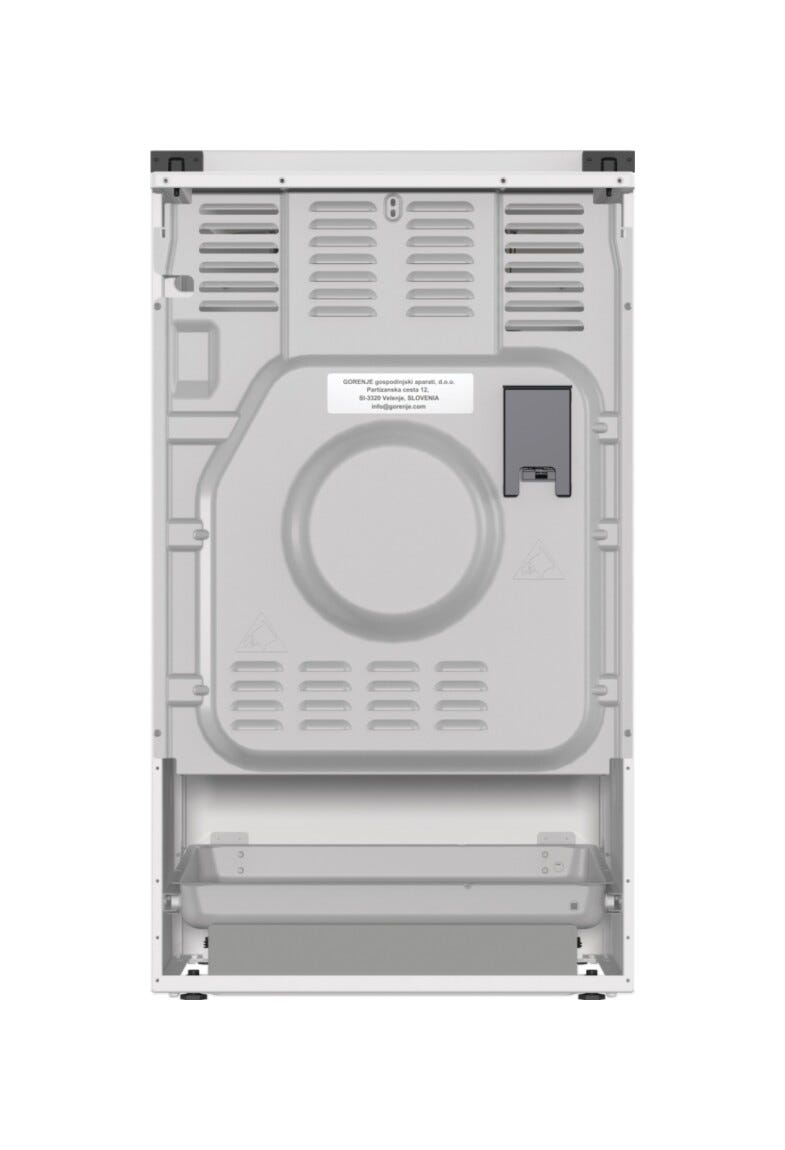 Gorenje GK5C64WH G600 Cucina da accosto cm. 50 - 4 zone a gas + 1 forno elettrico - bianco