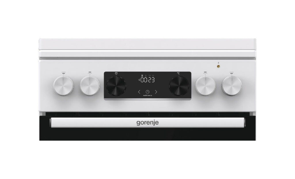 Gorenje GK5C64WH G600 Cucina da accosto cm. 50 - 4 zone a gas + 1 forno elettrico - bianco