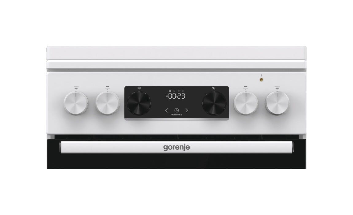 Gorenje GK5C64WH G600 Cucina da accosto cm. 50 - 4 zone a gas + 1 forno elettrico - bianco