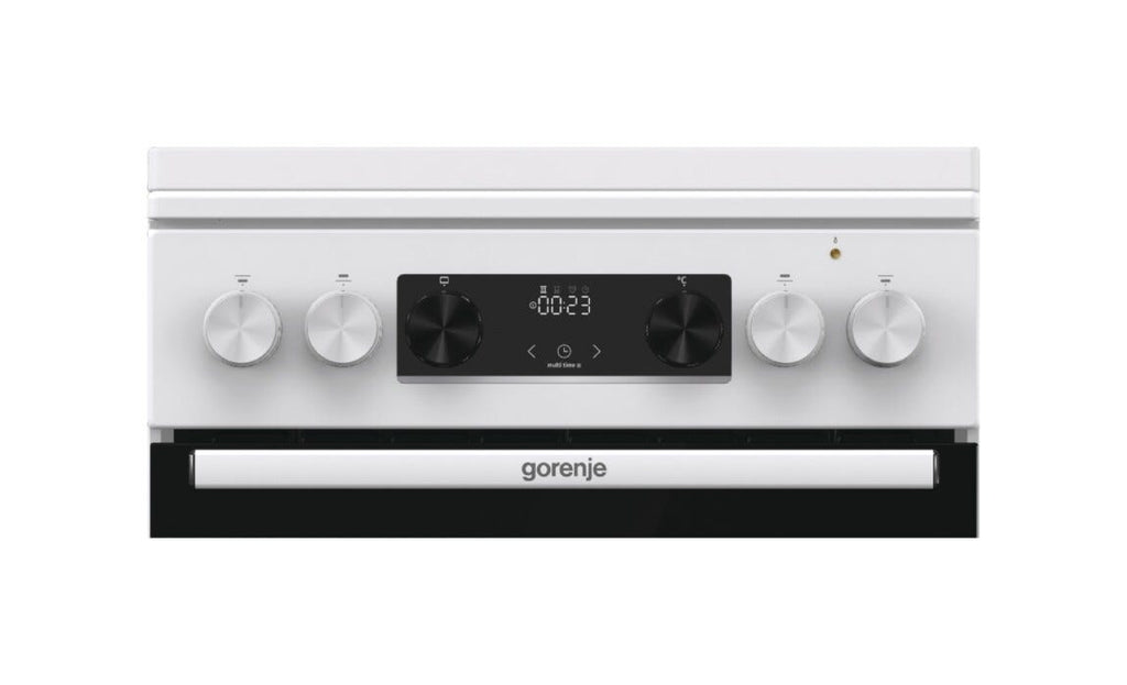 Gorenje GK5C42WJ G600 Cucina da accosto cm. 50 - 4 zone a gas + 1 forno elettrico - bianco