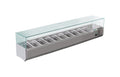 Fimar G-RI20033V Forcar Vetrina refrigerata pizza statica - inox