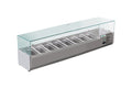 Fimar G-RI18038V Forcar Vetrina refrigerata pizza statica - inox