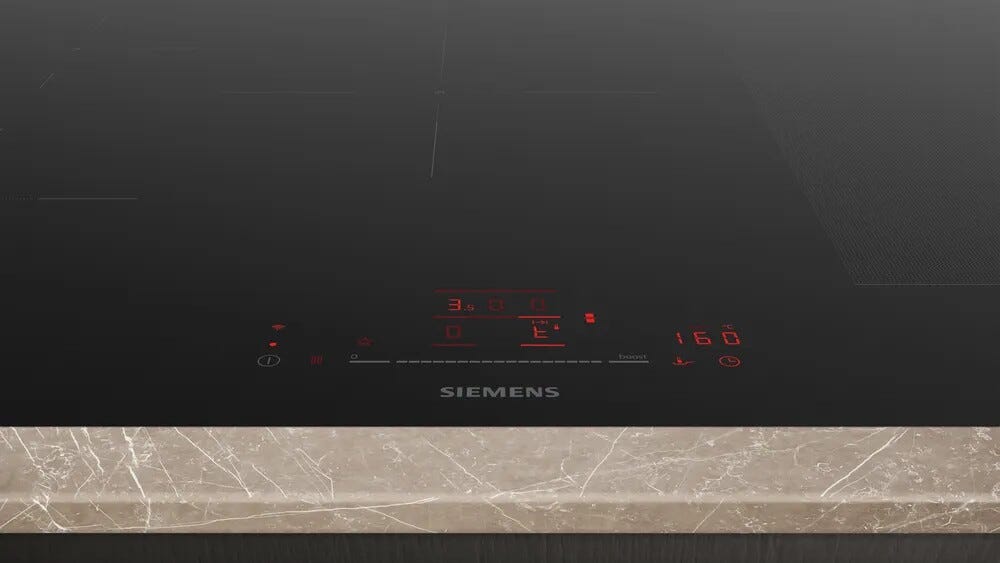 Siemens EX801HVC1E iQ700 Piano cottura a induzione cm. 79 - vetroceramica nero