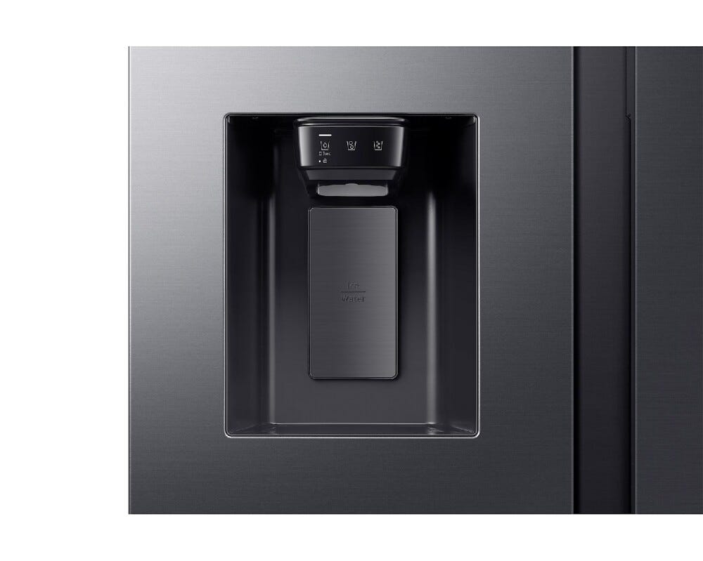Samsung RS70F65KEFEO Frigorifero con congelatore side by side cm. 91 h. 178 - lt. 640 - acciaio grafite