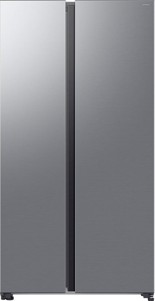 Samsung RS70F65QETEO Frigorifero con congelatore side by side cm. 91 h. 178 - lt. 659 - inox spazzolato