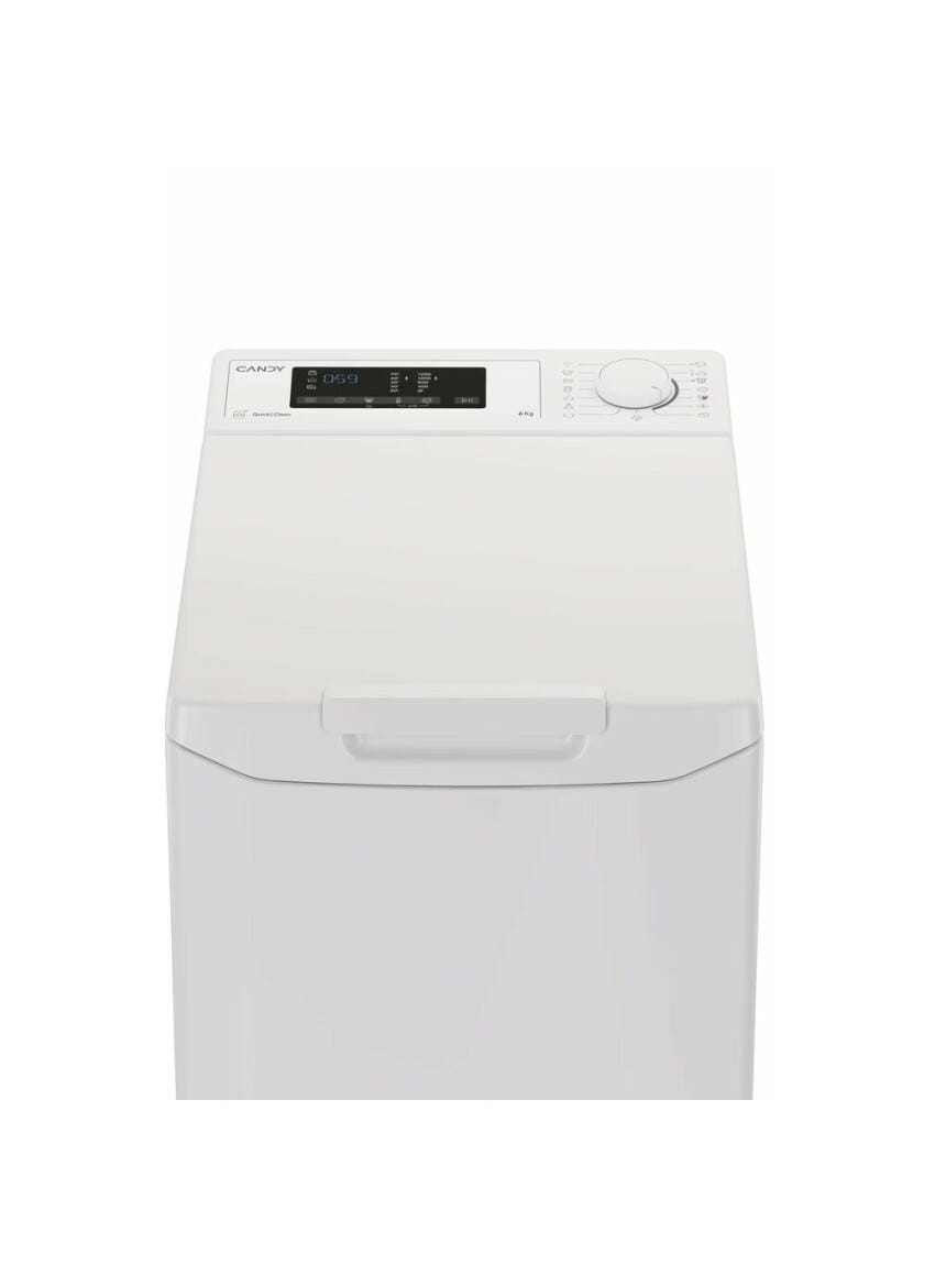 Candy TCA263D2-S ProWash 300 Lavatrice a carica dall'alto cm. 41 - capacità 6 kg - bianco