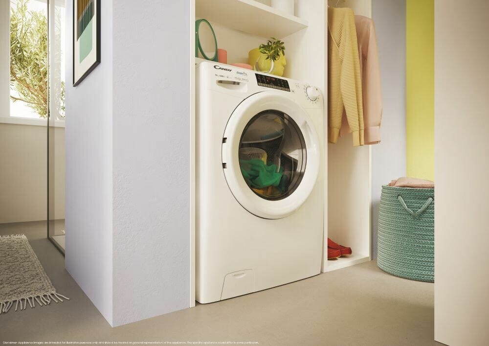 Candy CO4 374TWM6/1-S Smart Pro Inverter Lavatrice cm. 60 - capacità 7 kg - bianco