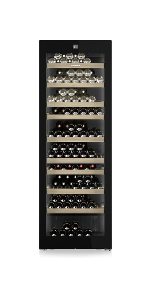 Liebherr WPgbi7472 Vinidor Cantina vino a libera installazione cm. 70 h. 201 - 204 bottiglie - acciaio nero