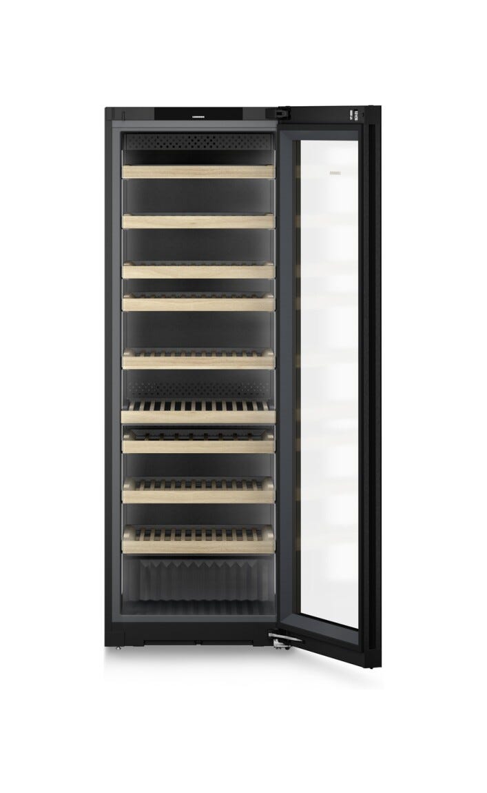 Liebherr WPgbi7472 Vinidor Cantina vino a libera installazione cm. 70 h. 201 - 204 bottiglie - acciaio nero