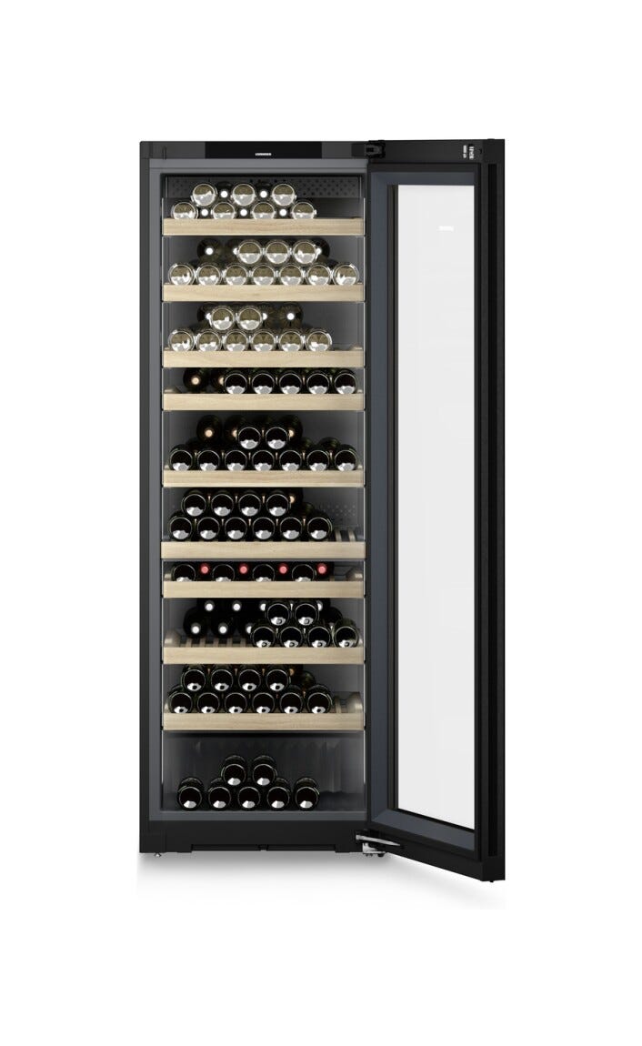 Liebherr WPgbi7472 Vinidor Cantina vino a libera installazione cm. 70 h. 201 - 204 bottiglie - acciaio nero