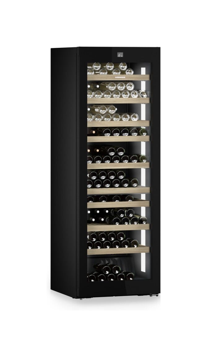 Liebherr WPgbi7472 Vinidor Cantina vino a libera installazione cm. 70 h. 201 - 204 bottiglie - acciaio nero