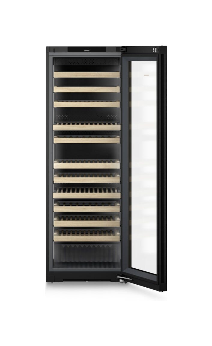 Liebherr WPgbi7473 Vinidor Cantina vino a libera installazione cm. 70 h. 201 - 182 bottiglie - acciaio nero