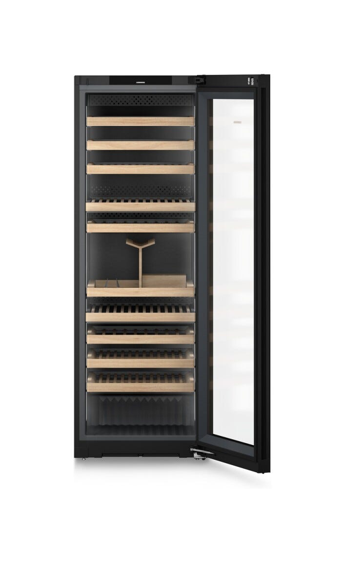 Liebherr WPgbi7483 Vinidor Cantina vino a libera installazione cm. 70 h. 201 - 149 bottiglie - acciaio nero