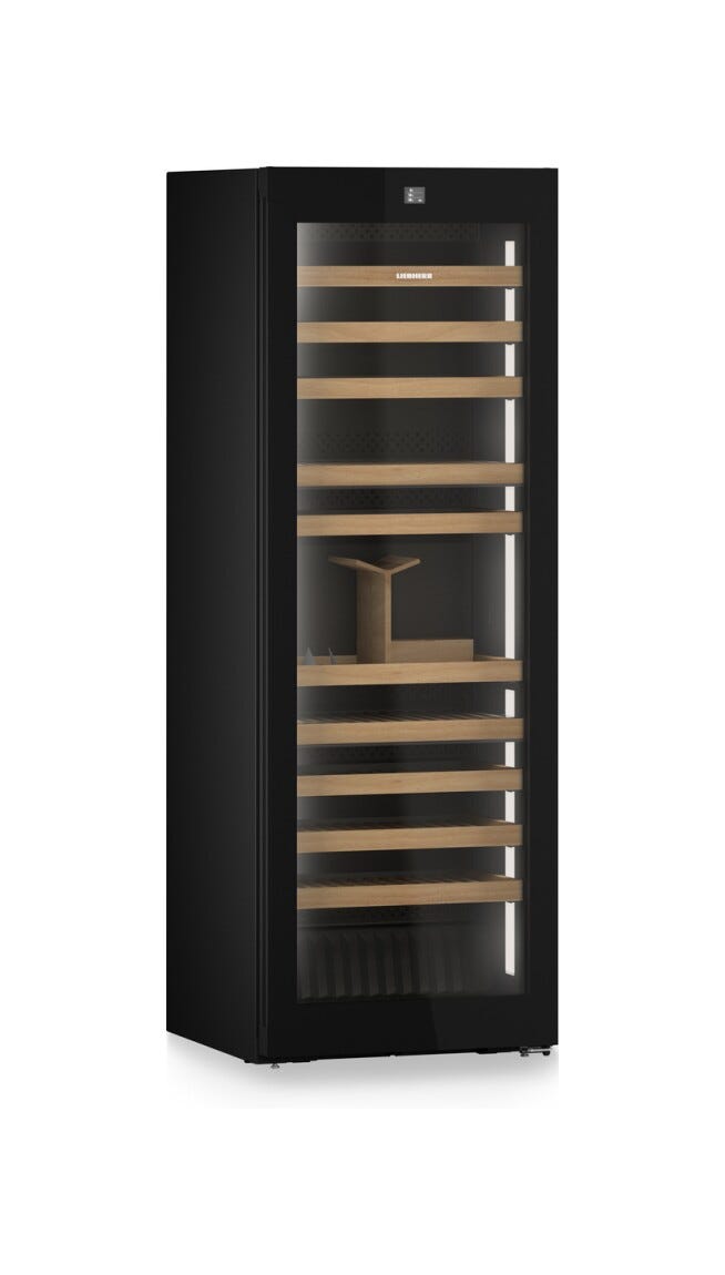 Liebherr WPgbi7483 Vinidor Cantina vino a libera installazione cm. 70 h. 201 - 149 bottiglie - acciaio nero