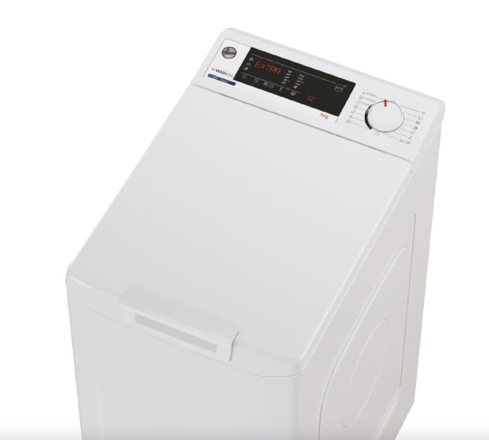Hoover THOSQ275D3-S H-WASH 300 Lavatrice a carica dall'alto cm. 41 - capacità 7 kg - bianco
