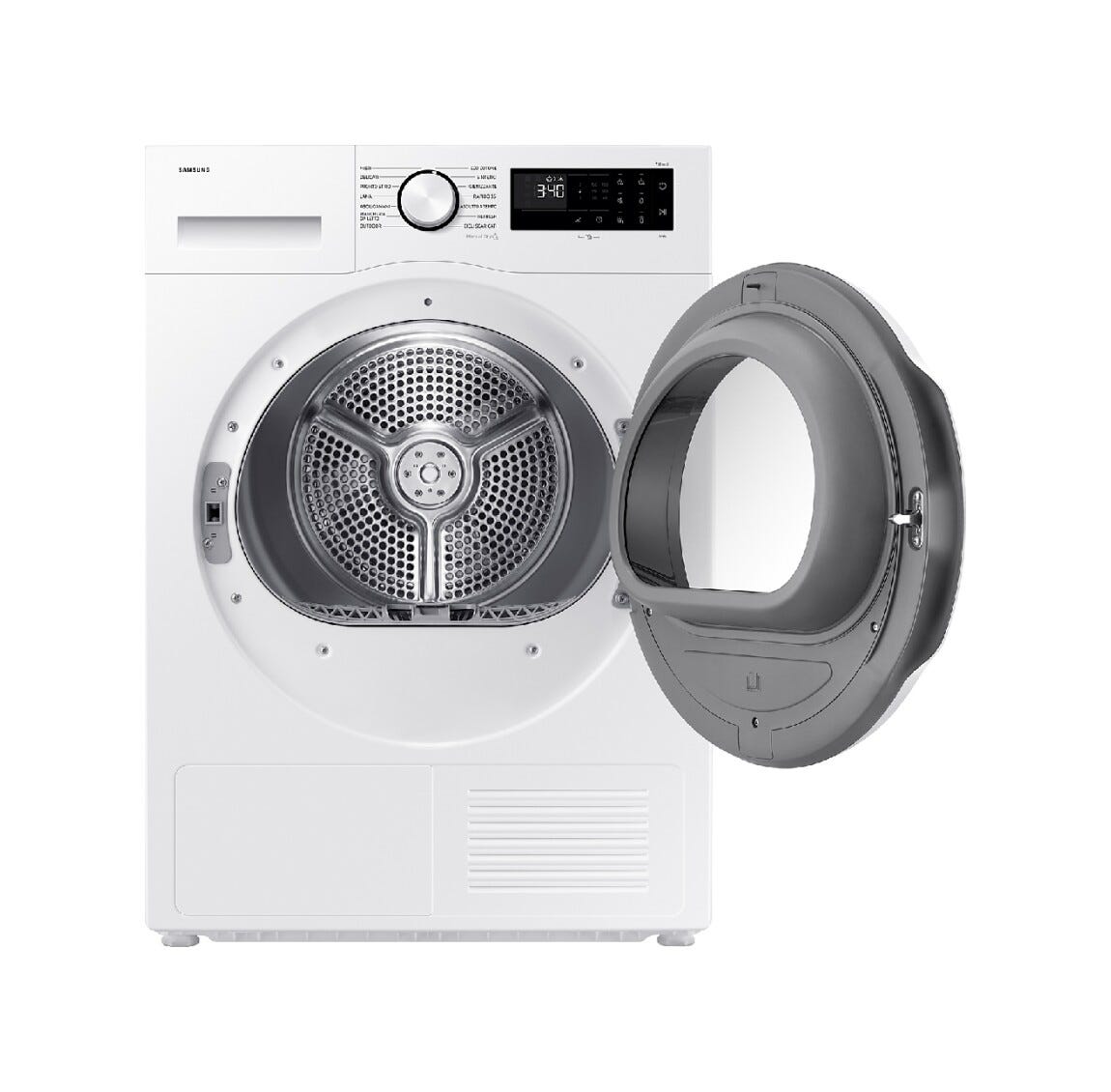 Samsung DV90DG52A0TEET Crystal EcoDry™ Asciugatrice cm. 60 - capacità 9 kg - bianco