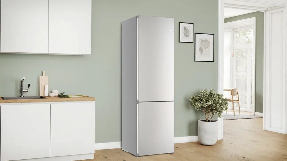 Bosch KGN392I1F 4 Frigorifero con congelatore a libera installazione cm 60 h. 203 - lt. 363 - inox spazzolato antimpronta