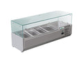 Fimar G-RI12038V Forcar Vetrina refrigerata pizza statica - inox