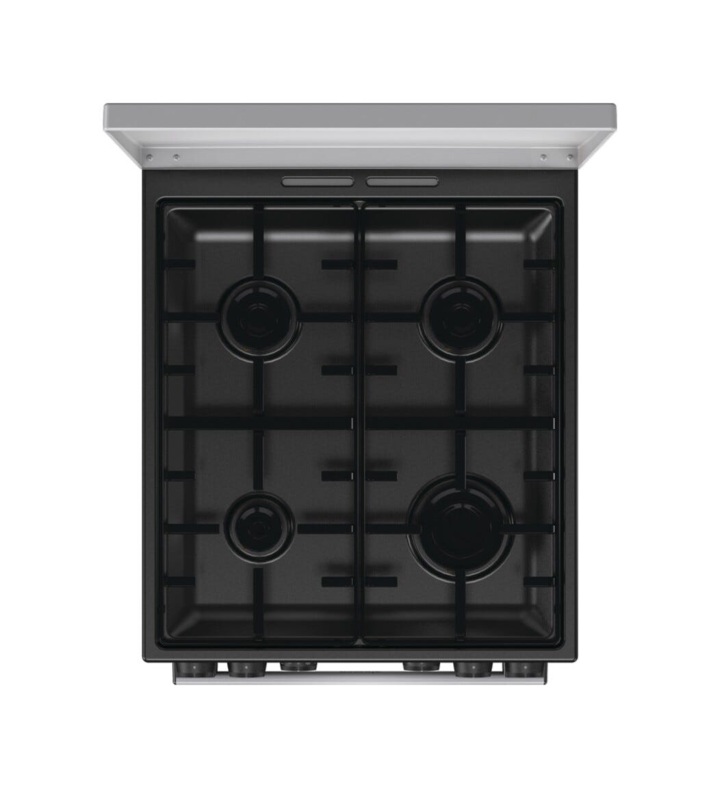 Gorenje GK5C64SH G600 Cucina da accosto cm. 50 - 4 zone a gas + 1 forno elettrico - grigio
