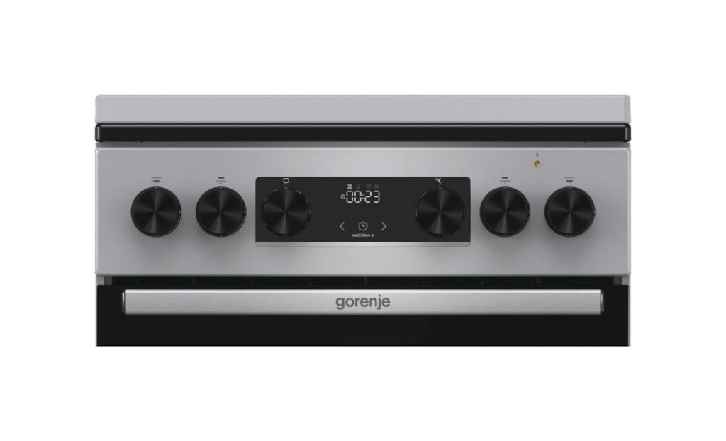 Gorenje GK5C64SH G600 Cucina da accosto cm. 50 - 4 zone a gas + 1 forno elettrico - grigio