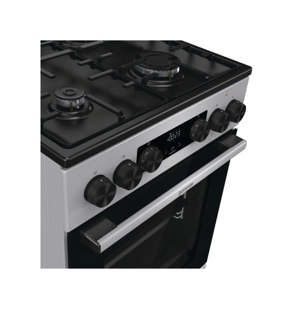 Gorenje GK5C42SH G600 Cucina da accosto cm. 50 - 4 zone a gas + 1 forno elettrico - grigio