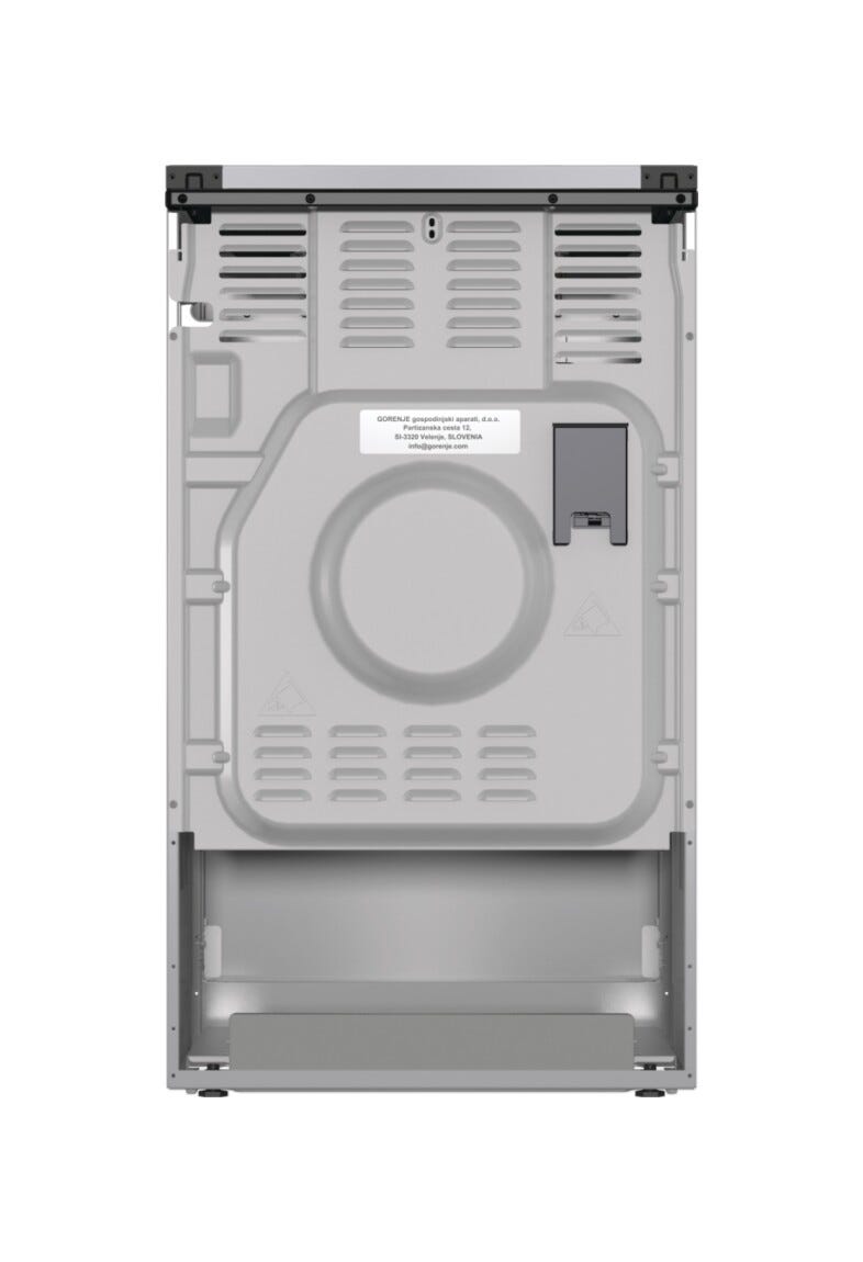 Gorenje GK5C42SH G600 Cucina da accosto cm. 50 - 4 zone a gas + 1 forno elettrico - grigio