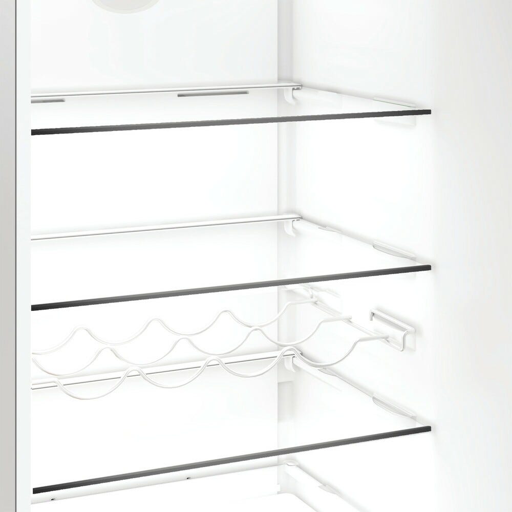 Whirlpool WHK 26403 XP6E1 Frigorifero con congelatore a libera installazione cm 60 h. 204 - lt. 355 - inox