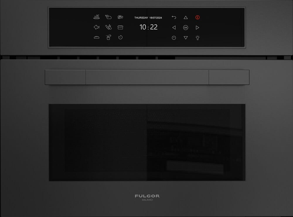 Fulgor FUTMO 4510 TEM MBK Urbantech touch Forno combinato a microonde cm. 60 h. 45 - nero opaco