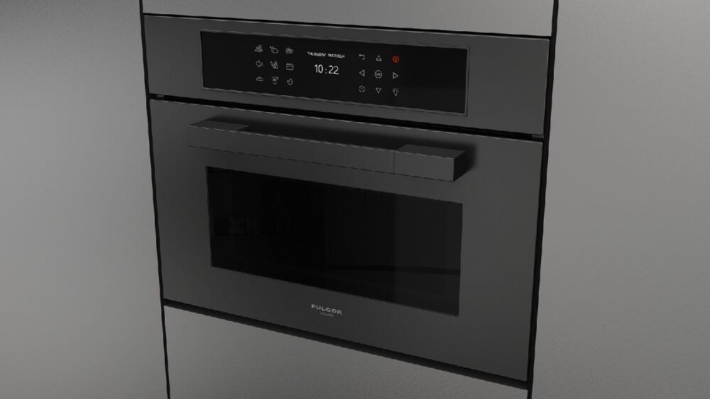 Fulgor FUTMO 4510 TEM MBK Urbantech touch Forno combinato a microonde cm. 60 h. 45 - nero opaco