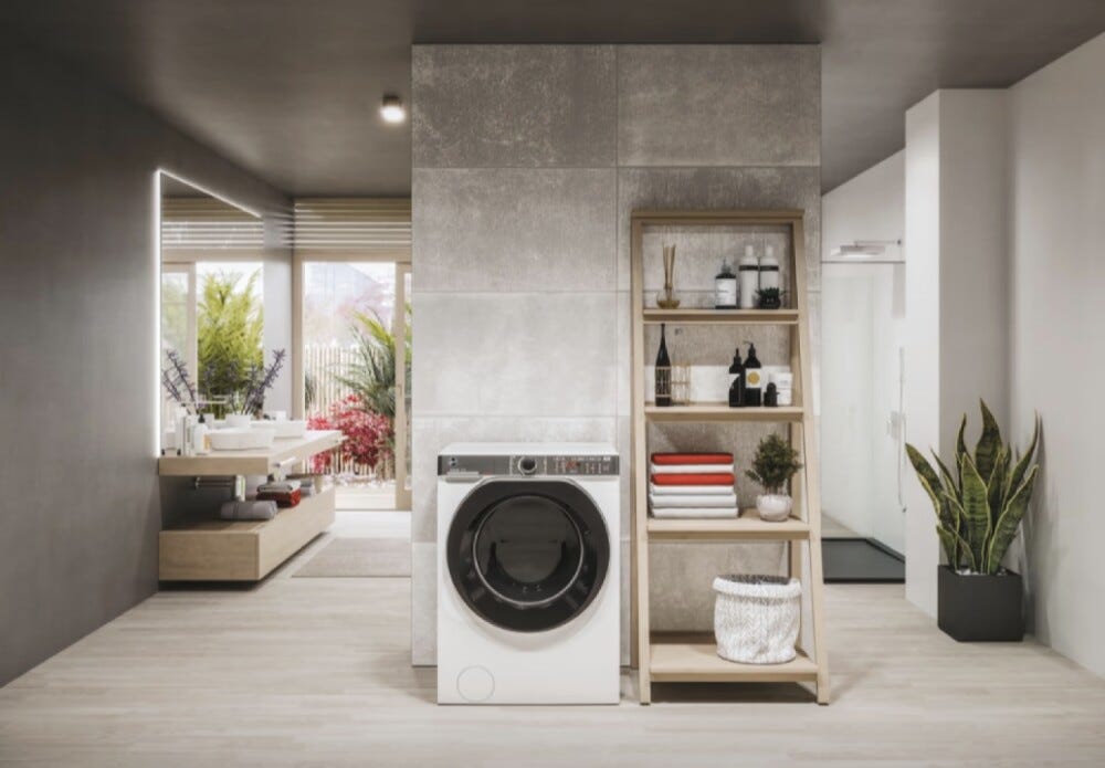 Hoover H5WPB 49BC9/1-S H-WASH 550 Lavatrice cm. 60 - capacità 9 kg - bianco