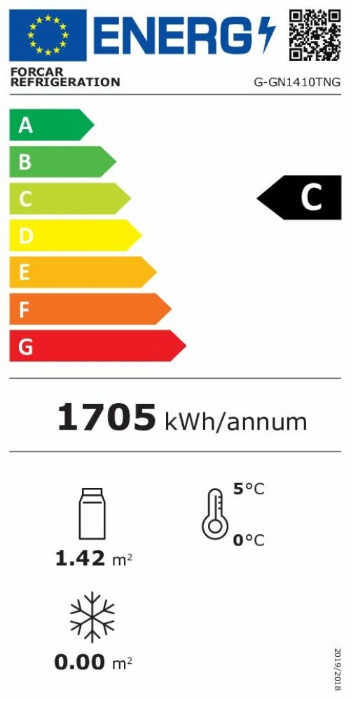 Fimar G-GN1410TNG Forcar Armadio refrigerato ventilato lt. 1325