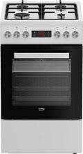Beko FSM52332DWDT B300 Cucina da accosto cm 50 - 4 fuochi + 1 forno elettrico - bianco