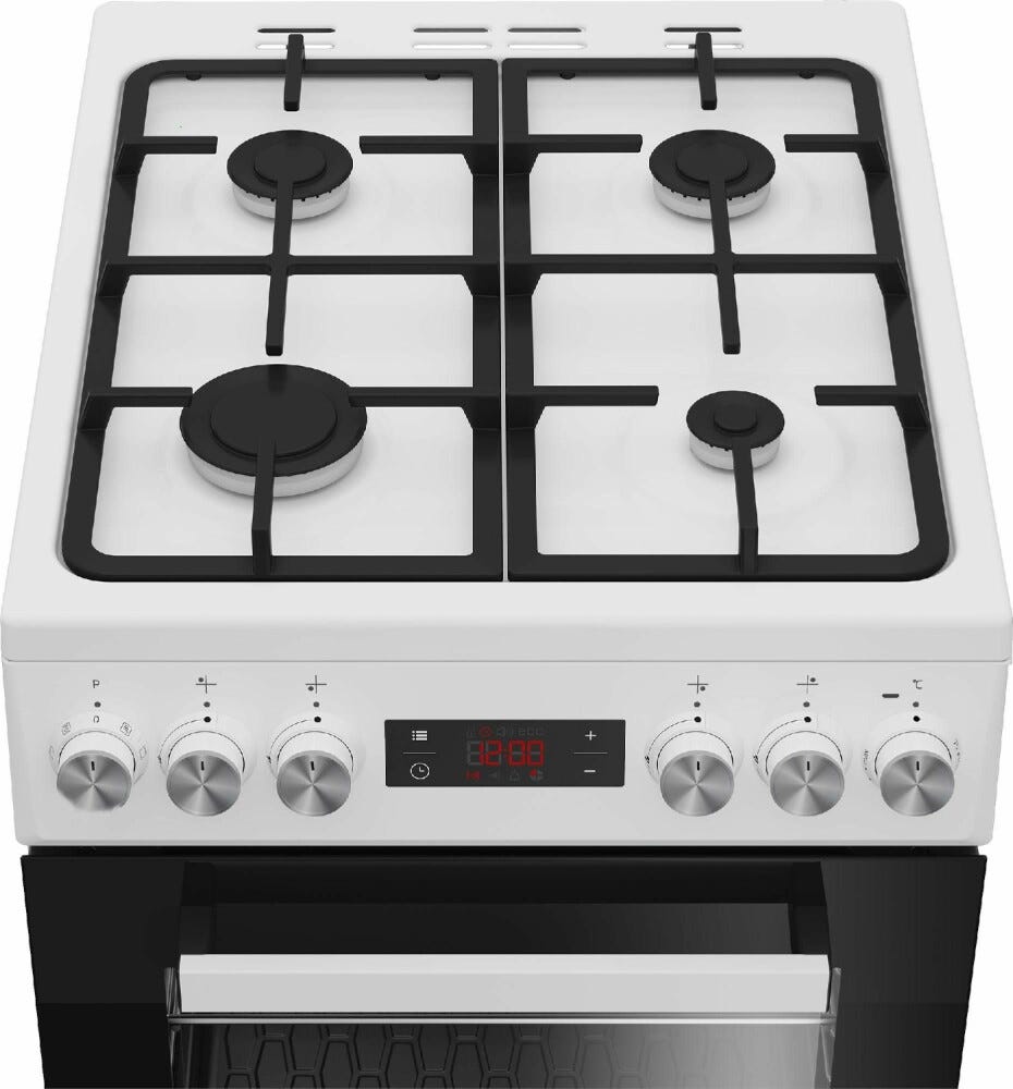 Beko FSM52332DWDT B300 Cucina da accosto cm 50 - 4 fuochi + 1 forno elettrico - bianco