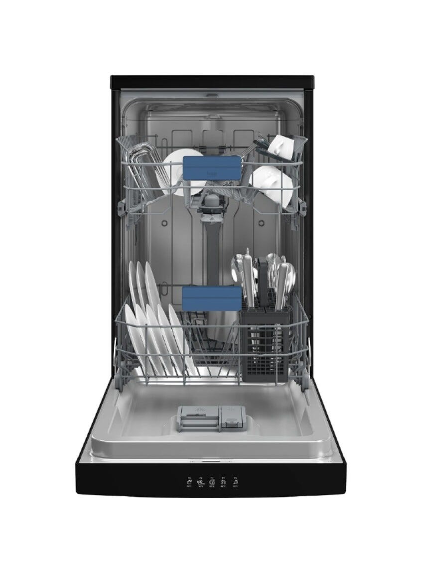 Beko BDFS15021B Lavastoviglie a libera installazione slim cm. 45 - 10 coperti - nero
