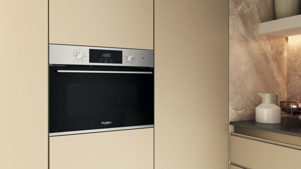 Whirlpool WCC33U1XA Forno elettrico compatto cm. 56 h. 46 - inox
