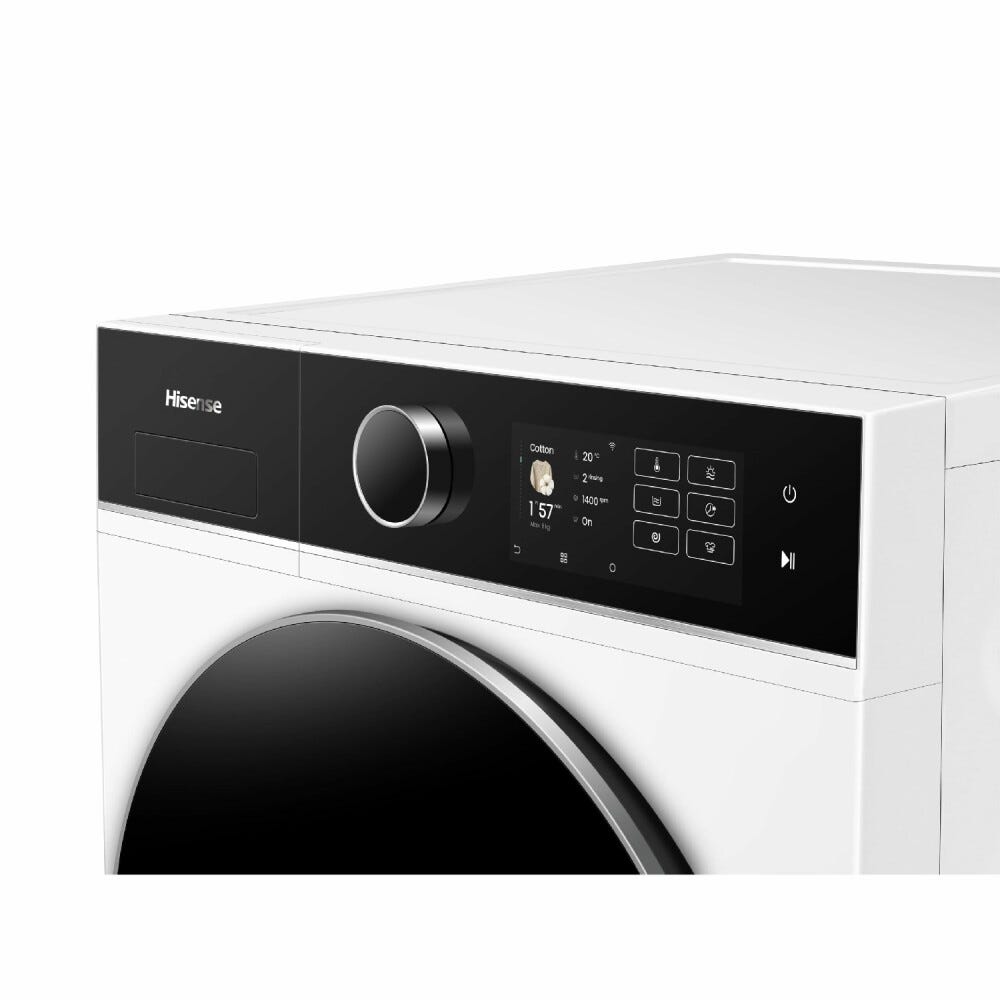 Hisense WD5I8043BWF Lavasciuga cm. 60 - lavaggio 8 kg - asciugatura 5 kg - bianco