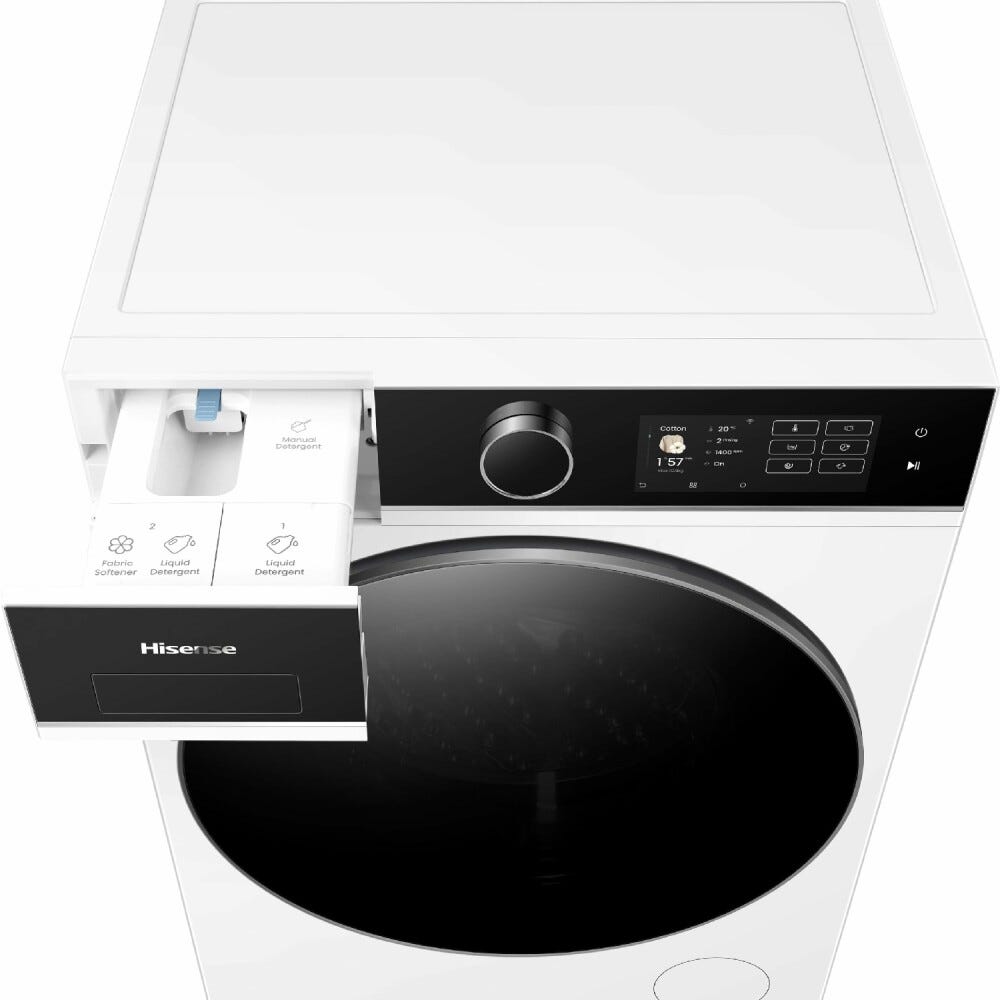 Hisense WF5i1045BWQ Lavatrice cm. 60 - capacità 10,5 kg - bianco