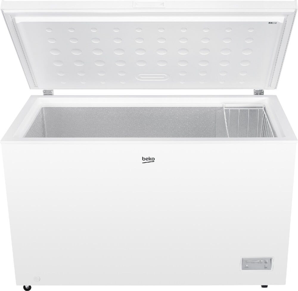 Beko CF380EWN Congelatore a pozzo a libera installazione cm. 130 h. 85 - 371 lt. - bianco