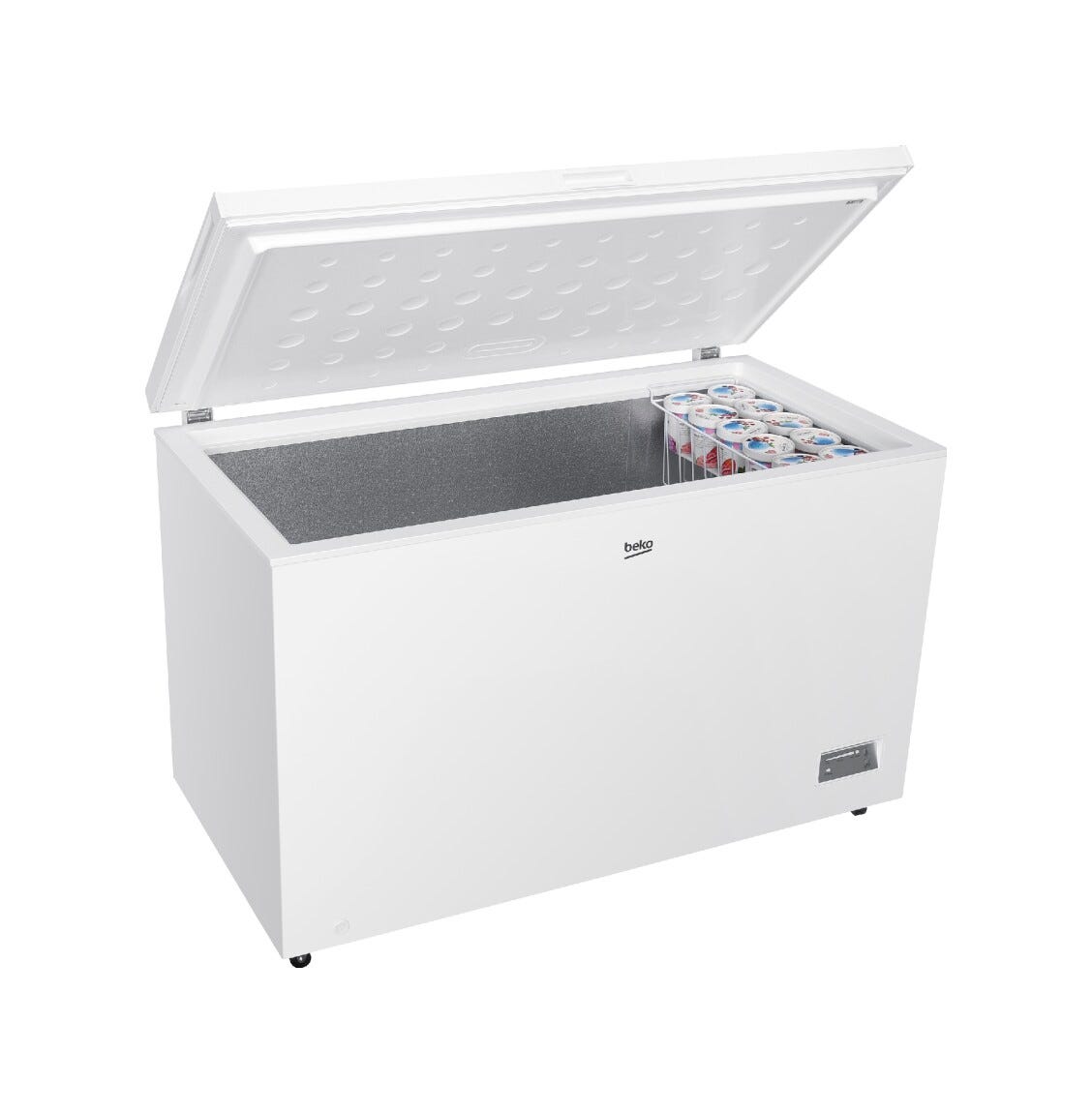 Beko CF380EWN Congelatore a pozzo a libera installazione cm. 130 h. 85 - 371 lt. - bianco