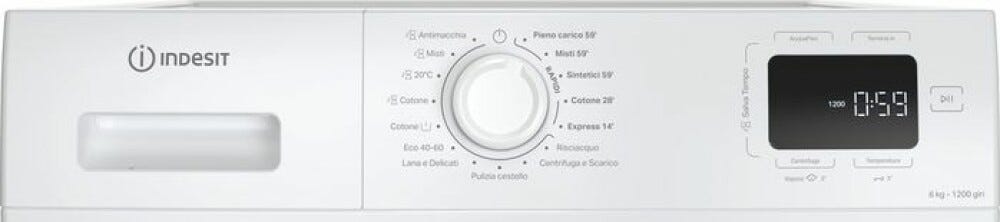 Indesit IM 642B MY TIME IT Lavatrice cm. 60 - capacità 6 kg - bianco