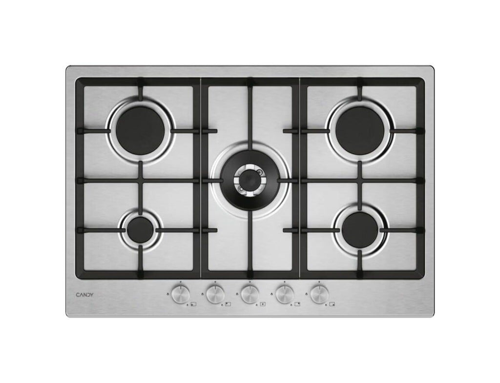 Candy CHG74WTX Piano cottura a gas cm. 75 - inox