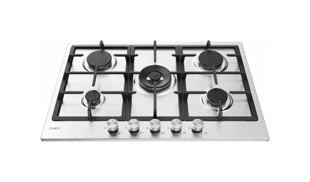 Candy CHG74WTX Piano cottura a gas cm. 75 - inox