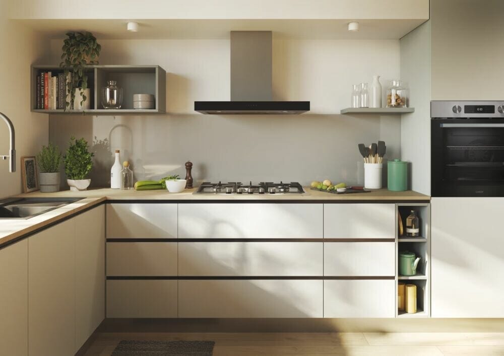 Candy CHG74WTX Piano cottura a gas cm. 75 - inox