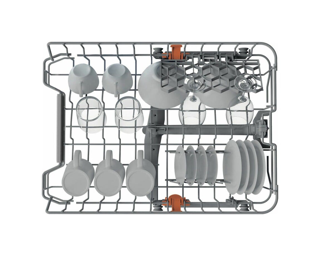 Hotpoint Ariston HA3FC10BS7A0S Lavastoviglie slim a libera installazione cm. 45 - 10 coperti - silver
